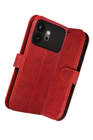 AKLLIBYİ98 Huawei Honor 600 Trend S Plus Kapaklı Kılıf - Kırmızı HMNG98