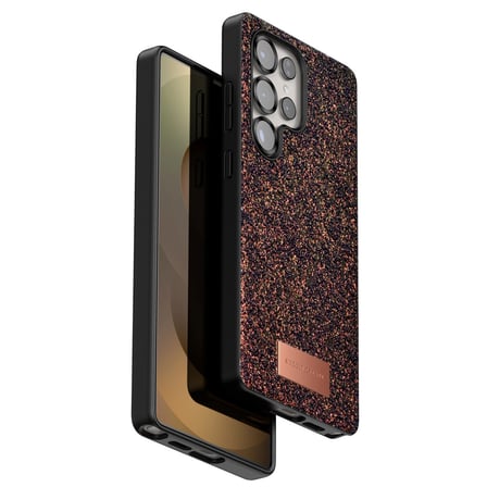 AKLLIBYİ98 Onegif Samsung Uyumlu Galaxy S25 Ultra Bright Simli Kapak - Derin Mor HMNG98