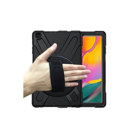 AKLLIBYİ98 Samsung Galaxy T510 Tab A 10.1 Kılıf Amazing Tablet Kapak - Siyah HMNG98
