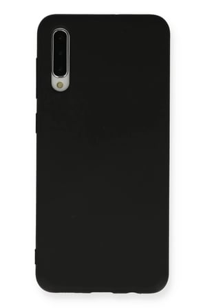 AKLLIBYİ98 Samsung Galaxy A30S Kılıf Nano içi Kadife Silikon - Siyah HMNG98