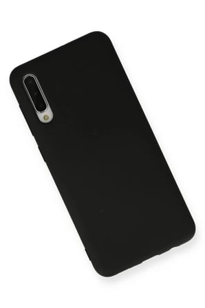 AKLLIBYİ98 Samsung Galaxy A30S Kılıf Nano içi Kadife Silikon - Siyah HMNG98