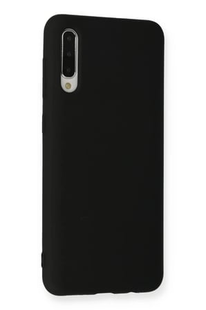 AKLLIBYİ98 Samsung Galaxy A30S Kılıf Nano içi Kadife Silikon - Siyah HMNG98