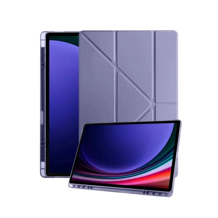 AKLLIBYİ98 Samsung Galaxy Tab A11 Kalemlikli Mars Tablet Kılıfı - Lavender HMNG98