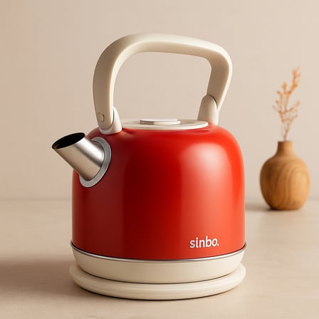 AKLLIBYİ98 Retro Çelik Elektrikli Kettle 2.2 L 1800W HMNG98