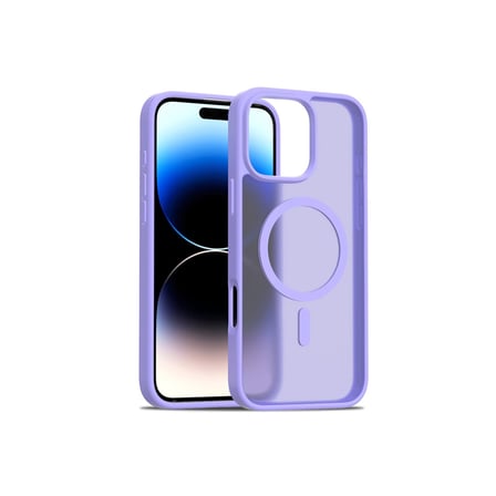 AKLLIBYİ98 Joko Apple Uyumlu İphone 16 Pro Jota Magsafe Kapak - Lila HMNG98