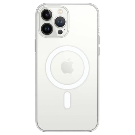 AKLLIBYİ98 Apple iPhone 14 Pro Max Kılıf Magneticsafe Şeffaf Silikon - Şeffaf HMNG98