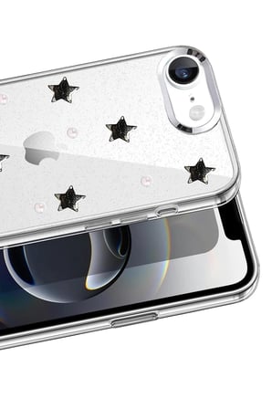 AKLLIBYİ98 Apple iPhone 16E Fiyonk Desenli Kapak - Desen 7 HMNG98