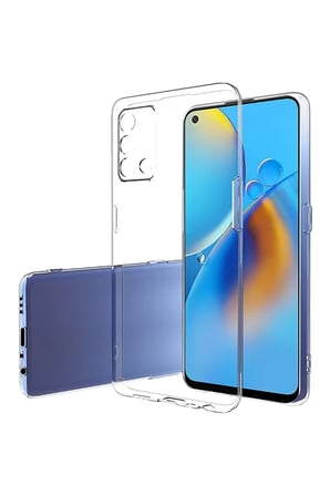 AKLLIBYİ98 Oppo A74 4G Kılıf Lüx Şeffaf Silikon HMNG98