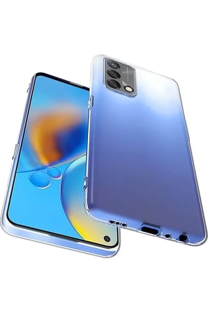 AKLLIBYİ98 Oppo A74 4G Kılıf Lüx Şeffaf Silikon HMNG98