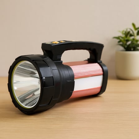 AKLLIBYİ98 Şarjlı 2in1 El Feneri ve Projektör 15W COB + 28 LED Powerbank Su Geçirmez HMNG98