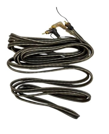 Fully G-512Ab 5 Metre 2 Rca + 2 Rca L-Tip Şaseli Oto Amfi Sinyal Kablosu