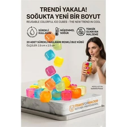 Buz Küpü Sürekli Kullanım 20 Adet Nordgröna 718112