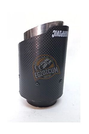 76 mm. İçi krom tek çıkış Akrapoviç egzoz ucu 1 adet eksoz çıkışı