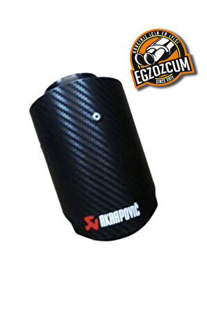 76 mm. Tekli karbon kaplama Akrapoviç Bmw F20 F30 F32 F33 egzoz ucu  - EGZOZCUM -