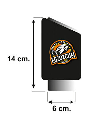 76 mm. Tekli karbon kaplama Akrapoviç Bmw F20 F30 F32 F33 egzoz ucu  - EGZOZCUM -