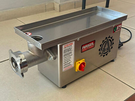 Arsel 12 No Kıyma Makinesi İleri Geri Sarma 0,37 Kw/220 V