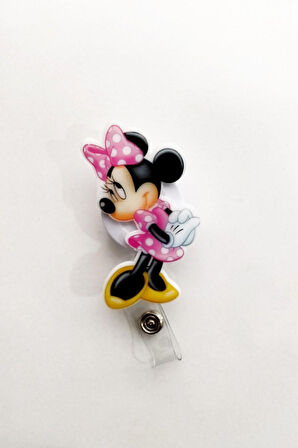 Minnie Mouse Desenli Yoyo Yaka Kartlığı AKS-MCK-027