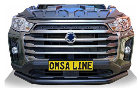 Ssangyong Musso Texas Ön Alt Koruma Çap:76 Siyah 2018 ve Sonrası