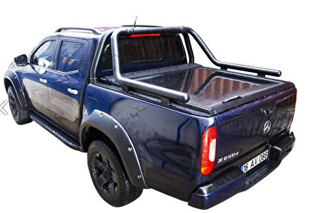 Mercedes X-Class Kobra Roll Bar Çap:76 Siyah 2017 ve Sonrası