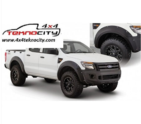 FORD RANGER T6 2012+2015 ÇAMURLUK KAPLAMASI (DODİK ) TAKIM ABS PLASTİK KROM VİDALI