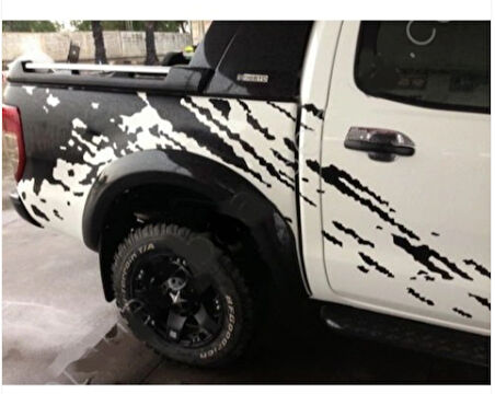 FORD RANGER T7 2015+2019 ÇAMURLUK KAPLAMASI (DODİK ) TAKIM ABS PLASTİK