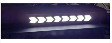 MOONVİZÖR UNİVERSAL LED IŞIKLI 110CM