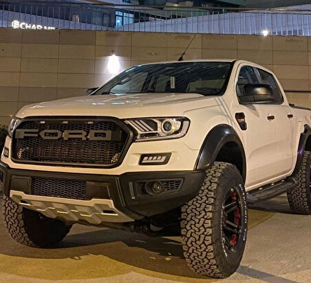 Ford Ranger Ledli Far Mustang Görünümlü Sağ Sol Set 2016-2021 Beyaz iç