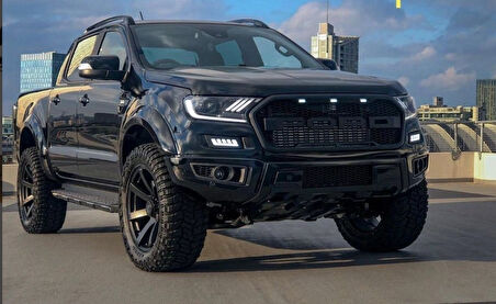 Ford Ranger Raptor Ön Tampon ve Ön Panjur Seti Dodikli 2016-2021