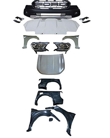 Ford Ranger Raptor Görünüm 2012-2015 İçin 2020 Raptor Görünüm Seti
