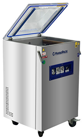 Makropack MP-410-T2/A 41 Cm Çift Çene Ayaklı Gıda Vakum Makinesi YERLİ ÜRETİM 3 Yıl Garantili