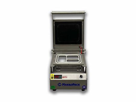 Makropack 3 Bölmeli Tabak Kapatma Makinesi Paslanmaz