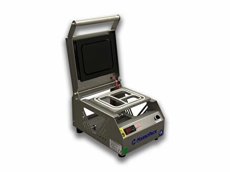 Makropack 3 Bölmeli Tabak Kapatma Makinesi Paslanmaz