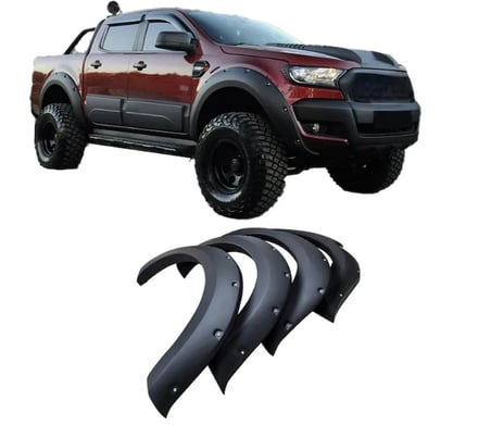 FORD RANGER T7 2015-2020 ÇAMURLUK KAPLAMA-DODİK SETİ ABS PLASTİK