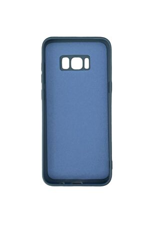 Galaxy S8 Plus ile Uyumlu Cappy Silikon Kılıf Lacivert