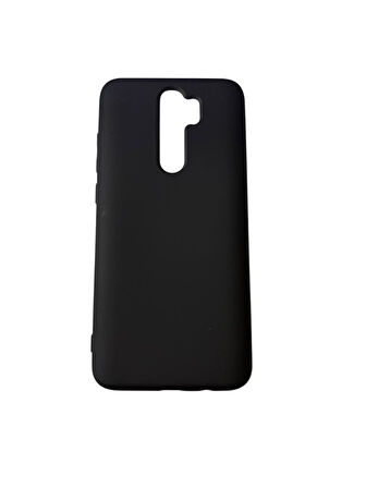 Redmi Note 8 Pro ile Uyumlu Cappy Silikon Kılıf Siyah