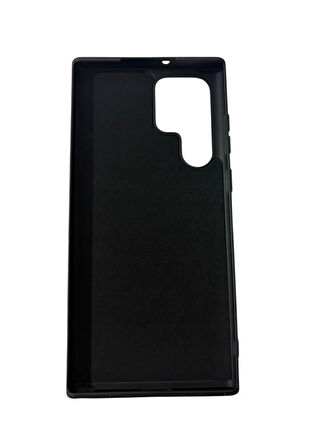 Galaxy S22 Ultra ile Uyumlu Cappy Silikon Kılıf Siyah