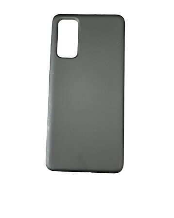 Galaxy S20 FE ile Uyumlu Cappy Silikon Kılıf Siyah