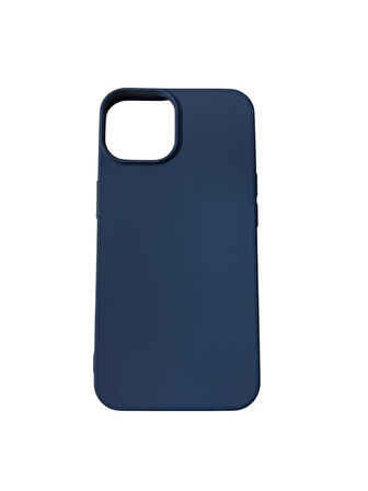 iPhone 14 ile Uyumlu Cappy Silikon Kılıf Mavi