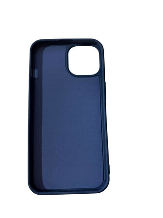 iPhone 14 ile Uyumlu Cappy Silikon Kılıf Mavi
