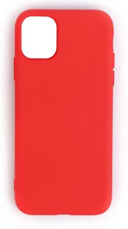 iPhone 11 ile Uyumlu Cappy Silikon Kılıf Kırmızı