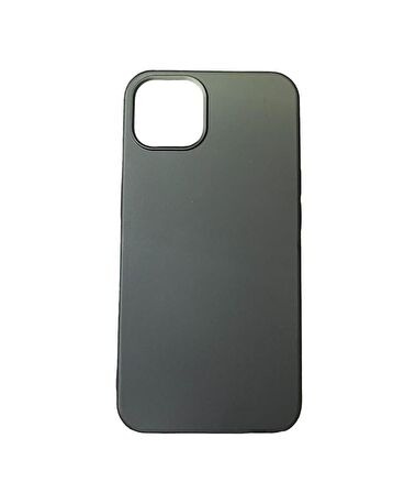 iPhone 13 Pro Max ile Uyumlu Cappy Silikon Kılıf Siyah