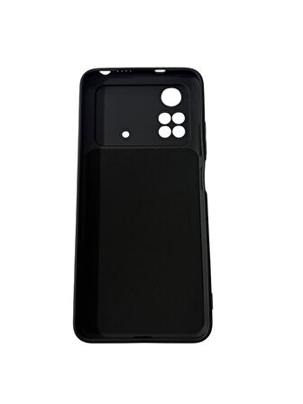 Poco M4 Pro ile Uyumlu Cappy Silikon Kılıf Siyah