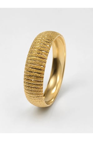 22 Ayar TSE Belgeli (15 GRAM) Simli Çizgi Desenli Altın Bilezik 15 mm Gold Bilezik Düğün Nişan 6,2 cm
