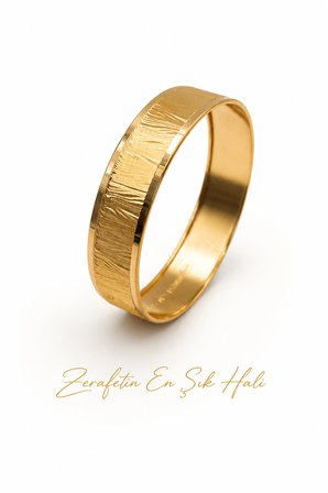 22 Ayar TSE Belgeli (13 GRAM) Yatay Ağaç Kabuğu 15 mm Ajda Altın Bilezik Gold Düğün Nişan 6,2 cm