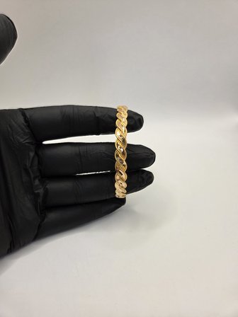22 Ayar TSE Belgeli (20 GRAM) Örgü Altın Bilezik Gold Düğün Nişan 6,2 cm