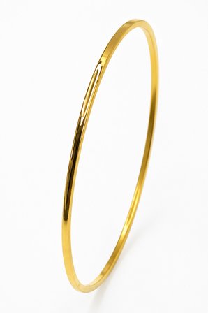 22 Ayar TSE Belgeli (7 GRAM) Ajda Altın Bilezik Gold Düğün 6,2 cm