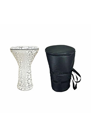 Çatlak Desenli Mısır Darbuka Kılıf ve Alyan Hediyeli