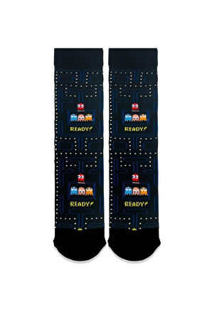 Pacman Tasarım Soket Çorap