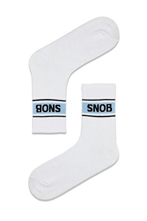Snob Yazılı Tenis Spor Çorap