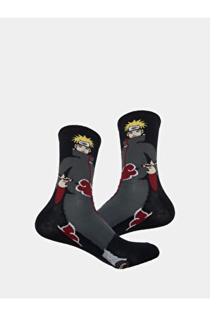 Anime Boruto Uzumaki Tasarım Soket Çorap